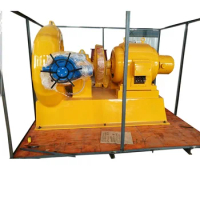 Gainjoys Hydraulic water turbine hydro electric power generator of 100KW low head turbine hydro generator