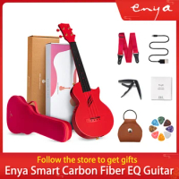 Enya NOVA U 23 Inch FreeBoost Intelligent Ukulele 4 Strings Acoustic Ukulele Guitar Crbon Fibre Guitar Beginners Instrument