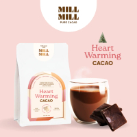 Mill Mill Pure Cacao คาเคา บริสุทธิ์ 100% โกโก้ ชงดื่ม คีโต แพ็ค15ชิ้น 150 กรัม ไม่มีนมหรือน้ำตาล ทำ