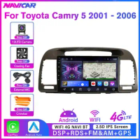 2Din Android 10 Car Radio For Toyota Camry 5 XV 30 2001 - 2006 Car Multimedia Video Player Navigation GPS No 2din Dvd Player