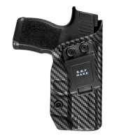 B.B.F Make P365XL Holster, Carbon Fiber Kydex Holster IWB Custom Fit: Sig Sauer P365XL Pistol Case - Inside Waistband Concealed