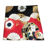 70CM *70CM Japanese style wrapping cloth furoshiki handkerchiefs Flower 113M COTTON CAMOUFLAGE hieroglyphs oracle