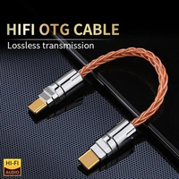 OTG Cable Adapter Type-C To Type-C Cable Portable DAC Headphone Amplifier OTG Audio Adapter For Huawei/Samsung Hifi