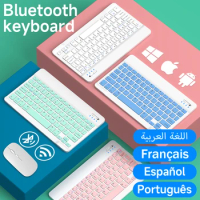 For Android iOS Windows Bluetooth Wireless Keyboard And Mouse For iPad Tablet Keyboard For Phone Tablet Wireless Keyboard Mouse