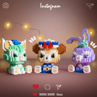 ตัวต่อ นาโน ตุ๊กตาดัฟฟี่และเหล่าผองเพื่อนสุดน่ารัก สเตลล่าลู หมีกับกระต่าย Duffy and Friends Size L