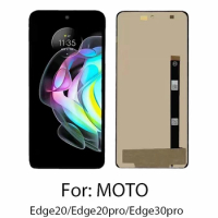 For Motorola Edge 20 LCD 20 Pro Moto 30 Pro LCD Display Touch Screen Sensor Digiziter Assembly Replacement Parts 100% Tested