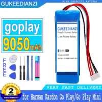 9050mAh goplay High Capacity Replacement Battery For Harman/Kardon Go Play, Go Play Mini Go PlayMini Rechargeable Batteries