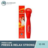 Freshcare Press & Relax Strong - Minyak Angin 2in1 Roll On dan Kerikan