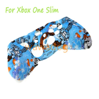 1pc For XBox One S Controller Protector Water Transfer Printing Camouflage Cover Silicone Protective Skin Case