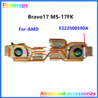New Original Laptop CPU/GPU Cooler Heatsink Fan For MSI Bravo17 A4DDR MS-17FK For-AMD RX5500 E322500590A ​PAAD06015SL-N415 N416
