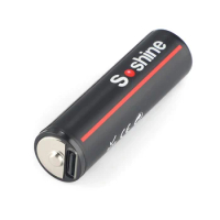 Soshine AA 1.5V 2600mWh 1200 Times Low Self-Discharge USB-C Rechargeable Lithium ion Battery Power Source for Flashlight