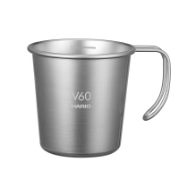 《HARIO》V60戶外用金屬推疊杯320ml(O-VSM-30-HSV)