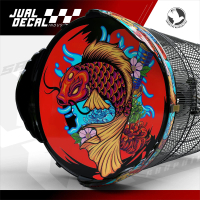Stiker Sangkar Murai Variasi KOI MASTER Decal Tebok Burung No 1 No 2 No 3