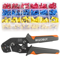 Pressed Pliers Electrician Tool Crimping Tool Electrical Terminal Clamp Electronics Pressing Connector 02C Wire stripping pliers