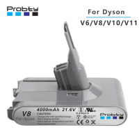 For Dyson Vacuum Cleaner Battery V6 V8 V10 V11Series SV07 SV09 SV10 SV12 DC62 Absolute Fluffy Animal Pro Rechargeable Bateria