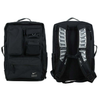 NIKE 大型氣墊背帶後背包- 雙肩包 旅行包 肩背包 AIR MAX CK2656-010 黑