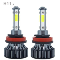 2PCS H4 H7 2/4Sides LED Car Headlight 20000 Lumen H1 Bulbs H3 9005 9006 H8 H9 H11 H13 880 881 4300K Fog Bulb Turbo Lamp