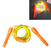 Adjustable Glowing Skipping Rope Glow In The Dark Jump Rope For Adults Kids Children