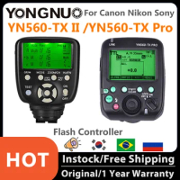 Yongnuo YN560-TX II /YN560-TX Pro Wireless Flash Controller And Commander Trigger For Canon Nikon YN560IV YN660 968N Speelite