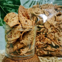 Basreng 1 kg pedas/original daun jeruk
