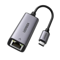 UGREEN CM199 50737 Type-C 轉 RJ45 LAN 轉接器 (公) (V204) 