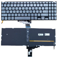 US New For ASUS VivoBook 15 x515D X515DA X515E X515EA X515EP X515JA English Laptop KEYBOARD Silver with backlit light