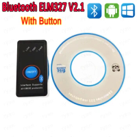 ELM327 V2.1 Compatible Bluetooth ELM 327 OBD2 Car Diagnostic Tool Scanner With Switch Obd Code Reader For Android