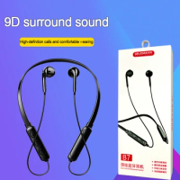 1PC Skin Friendly Silicone Noise Reduction Semi In Ear For Sports And Running Neck Mounted Wireless Sports Bluetooth Earphones