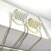 FANMY || bea pearl bag | mini beads I bag | pearl bag | beaded bag | pearls bag | beads bag | pearl 