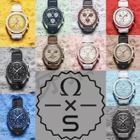 OMEGA × SWATCH 聯名款腕錶行星表月球聯名款系列 限量版 情侶手錶男女同款【亞德機械五金家居】