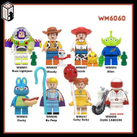 Buzz Lightyear Woody Toy Story Minifigure Câu Chuyện Đồ chơi Mô hình Lắp ráp Alien Bo Peep WM6060