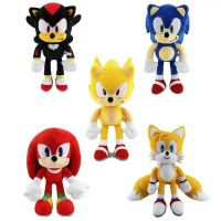 Mô hình thú nhồi bông Sonic the Hedgehog Tails và Knuckles xuyên biên giới mới Chất liệu Bông PP Uni