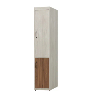 【文創集】阿洛菲1.3尺雙色雙開門衣櫃(門內附內鏡)