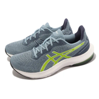【asics 亞瑟士】慢跑鞋 GEL-Pulse 14 男鞋 藍 綠 路跑 透氣 訓練 運動鞋(1011B491405)