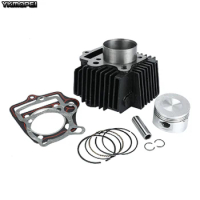 Motorcycle Cylinder Piston Ring Gasket Kit For LF110 110cc Lifan Horizontal Engine Dirt Pit Bike Atv Quad Parts