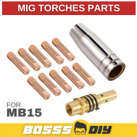 MB15 MIG CO2 Welding Torch of Conical Nozzle / Shield Cup / Gas Nozzle