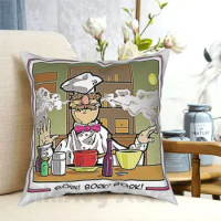The Kitchen Swedish Chef Pillow Case Printed Home Soft Throw Pillow Chef Chef Funny Hunter S Thompson Jim Henson