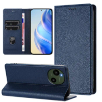 For Sharp Aquos R9 SH-51E SH-M28 Case Magnet Wallet Flip Leather Cover for Sharp Aquos R9 5G Retro M