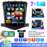 64GB Android 13 Apple Carplay Car GPS Radio Stereo For Chevrolet Cruze 2009-2015