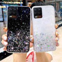 Bling Star Glitter Silicone Case For Vivo Y53S Y20S Y11S Y21S Y17S Y33S Y52 Y72 5G V21 V21e V23 V23e Y91C Y12 Y15S V17 Y31 Cover