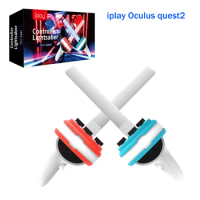 Iplay VR Handle Lightsaber Rhythm Lightsaber for Oculus Quest 2 Gamepad Light Stick for Oculus Quest 2 Game Accessories