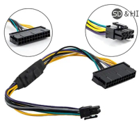 For DELL Optiplex 3020 7020 9020 24 Pin To 8pin Cables Power Supply Adapter Replacement