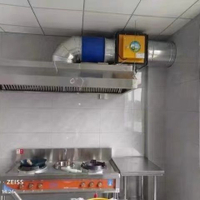 加厚不銹鋼油煙罩風機餐廳飯店食堂廚房排煙罩強力吸抽油煙機商用168L 快速出貨