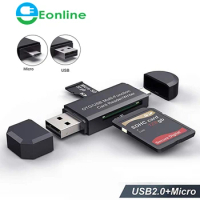 Eonline OTG Micro SD Card Reader USB 3.0 Card Reader 2.0 For USB Micro SD Adapter Flash Drive Smart Memory Card Reader