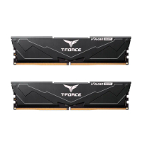【Team 十銓】T-FORCE VULCAN 火神系列 DDR5-6000 16Gx2_32GB CL38-46 黑色 桌上型超頻記憶體(黑色)