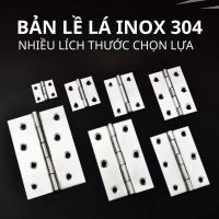 combo 20 bản lề lá inox bóng bản lề lá sắt xi，Bản lề inox 304 sáng bóng.