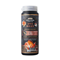 【Ultra Fresh 鮮蝦食譜】APEX金魚-全季節濃郁色揚成長脆片330ml(金魚飼料 蘭壽飼料 獅頭 色揚 魚飼料)