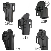 {保固一年 可打統編}正品戰術快拔手槍套M1911.M92.P226.USP.格洛克G17塑料腰套