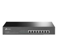 樂天10%回饋 TP-LINK 8 埠 Gigabit 桌上型/機架裝載型交換器 PoE+ TL-SG1008MP 網路交換器