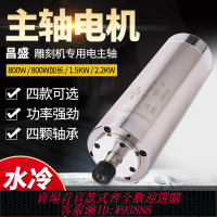 {公司貨 最低價}800w 1.5kw 2.2kw主軸電機水冷高速馬達木工配件直徑80/65mm